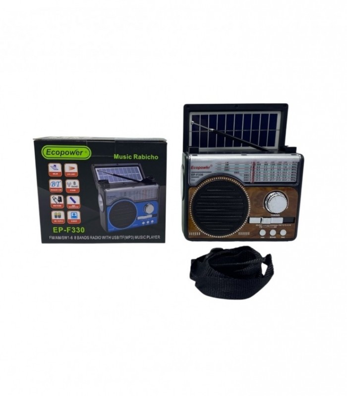 RADIO C/ USB SD Y SOLAR (EPF330)