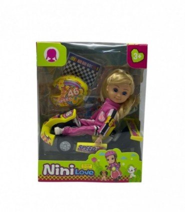 MUNECA C/ AUTO NINI LOVE (57895)