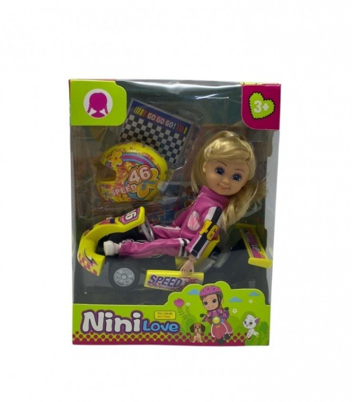 MUNECA C/ AUTO NINI LOVE (57895)