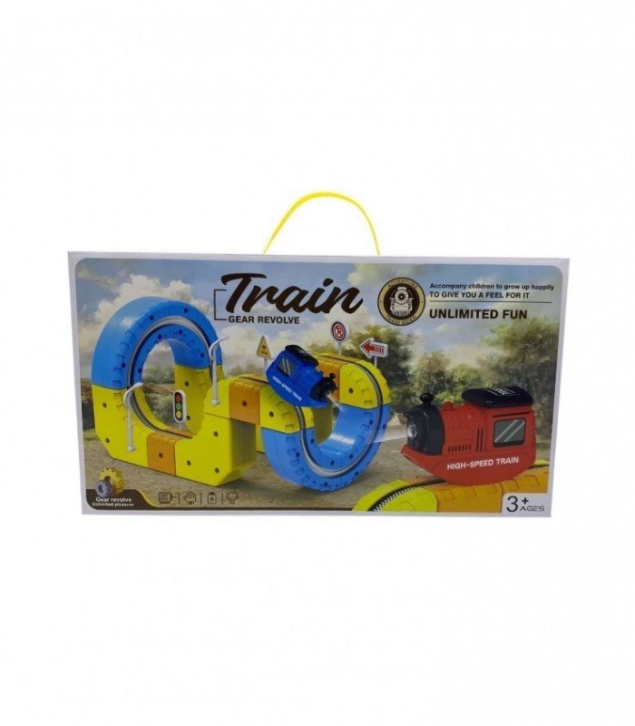 PISTA C/ TREN C/ IMAN 83PCS (9263-155C)