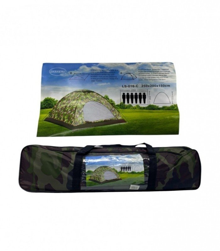 CAMPING P/ 6 PER. 250X200X150 (LS016C)