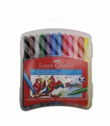 PINCEL 12 COLORES FABER (555316)