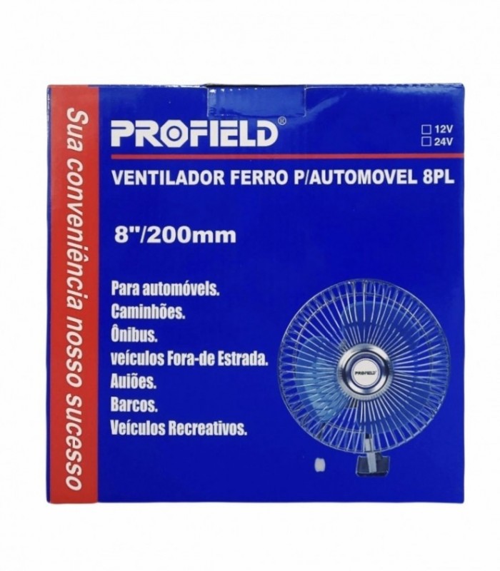 VENTILADOR P/ AUTO 8  GR 12V (9712B