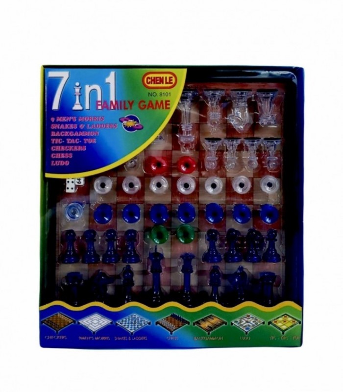 JUEGO AJEDREZ 7IN1 (8101)