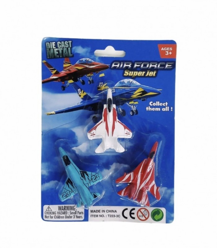 CARTELA AVION 3PCS (T223-3C)