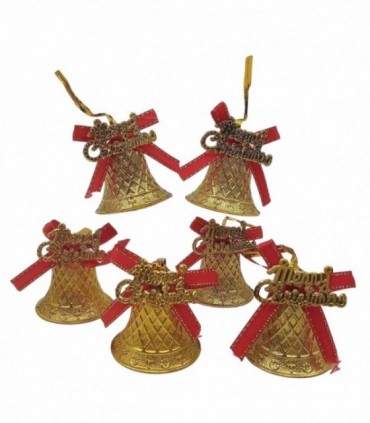 NAVIDAD CAMPANA 6PCS (39453)